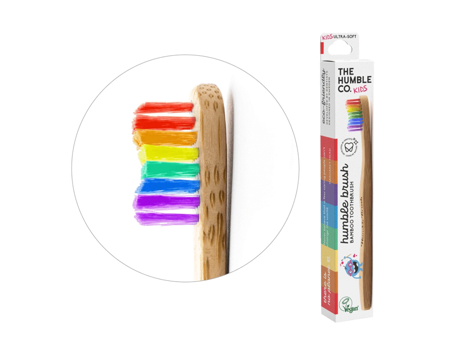 Bambus Zahnbürste - Kinder - Regenbogen