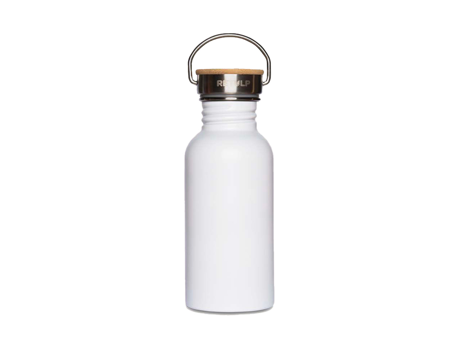 Wasserflasche - Weiss - 500 ml