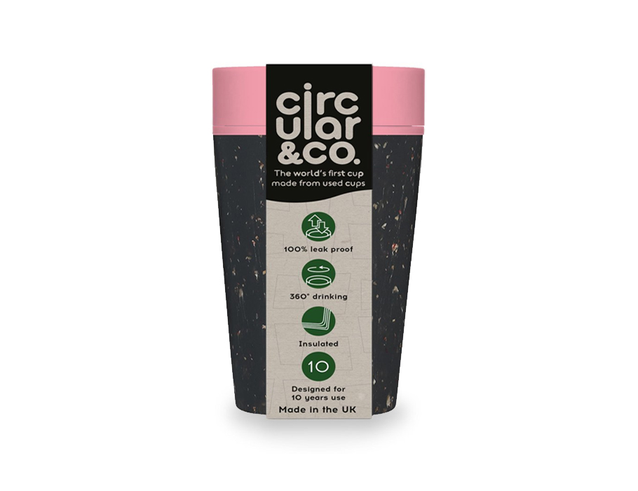 rCUP 227 ml - Zwart/Roze