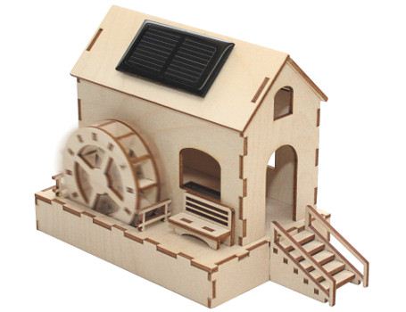 Baukasten - Solarbetriebene Wassermühle