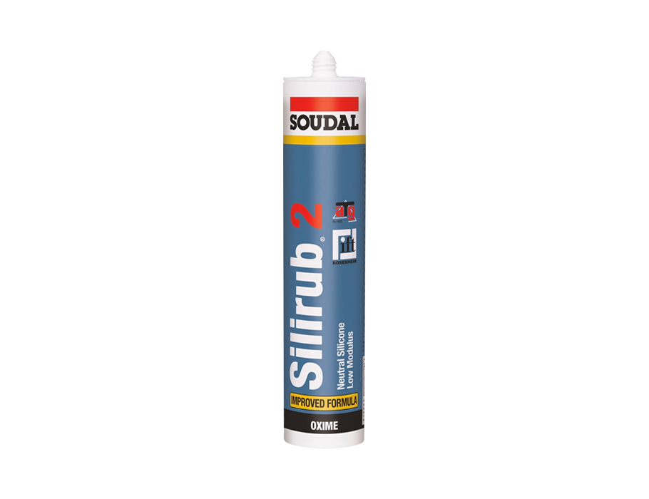 Silirub 2 - Silikondichtstoff - Transparent/Grau - 300 ml