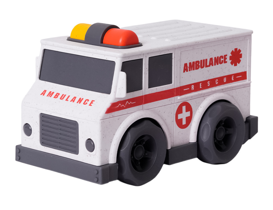 Bioplastic speelgoed ambulance