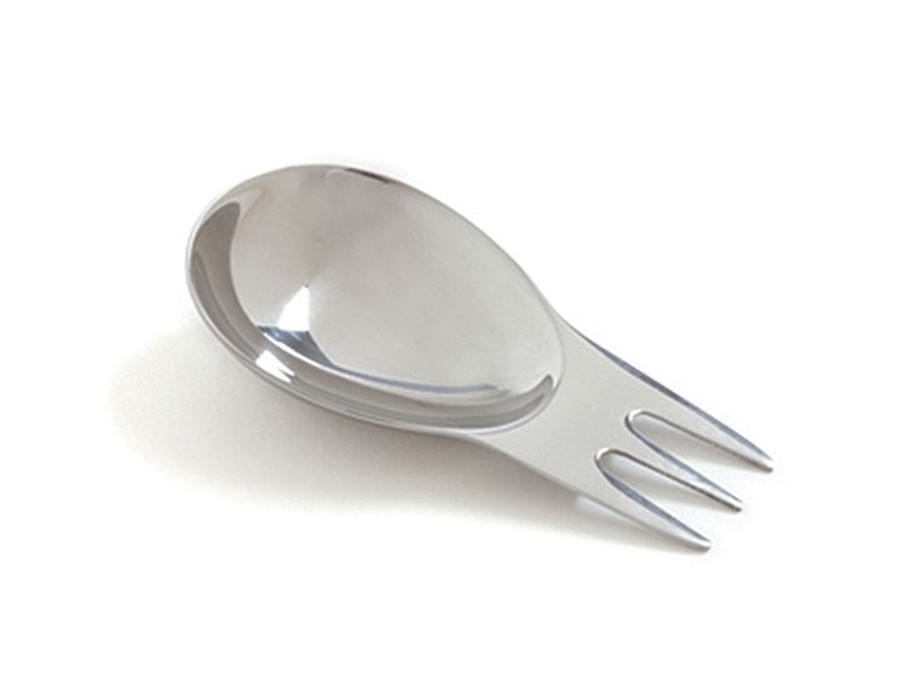 Spork aus Edelstahl - Löffel und Gabel in 1