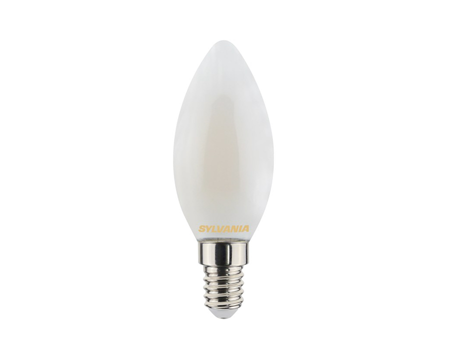 LED-Lampe - Kerze - E14 - 470 lm - matt - dimmbar