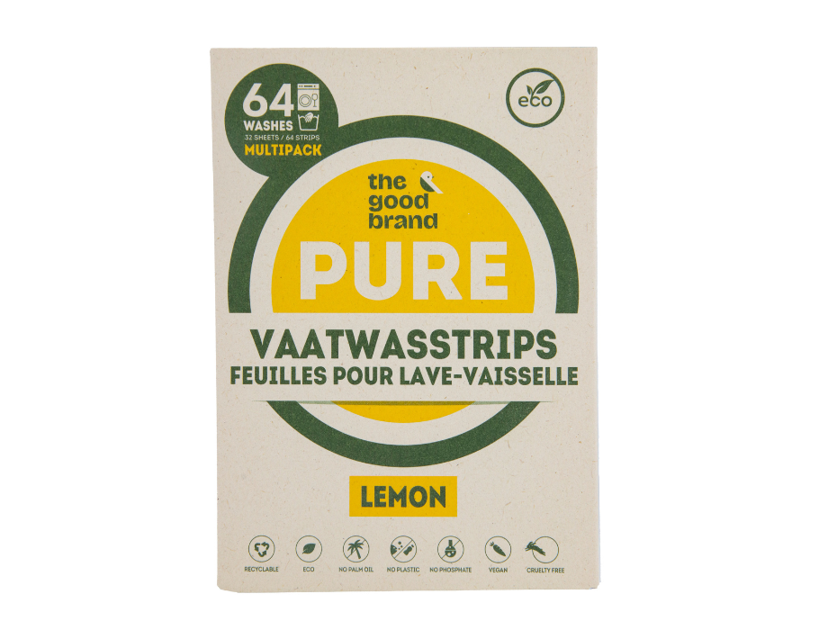 The Good Brand Vaatwasstrips Lemon -  64st