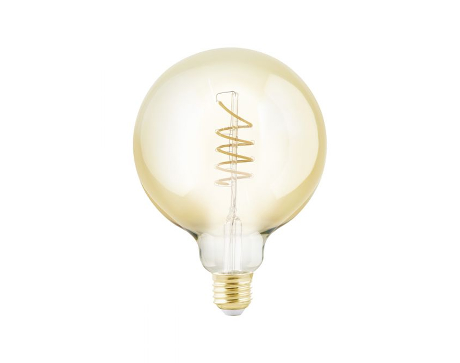 Ledlamp - Bol - E27 - 245 lm - Amber - Dimbaar - Spiraal