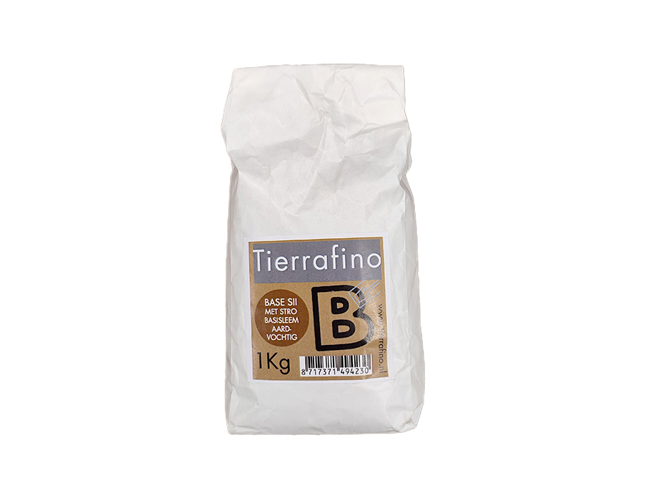 Basis leem S2 - 1kg - met stro
