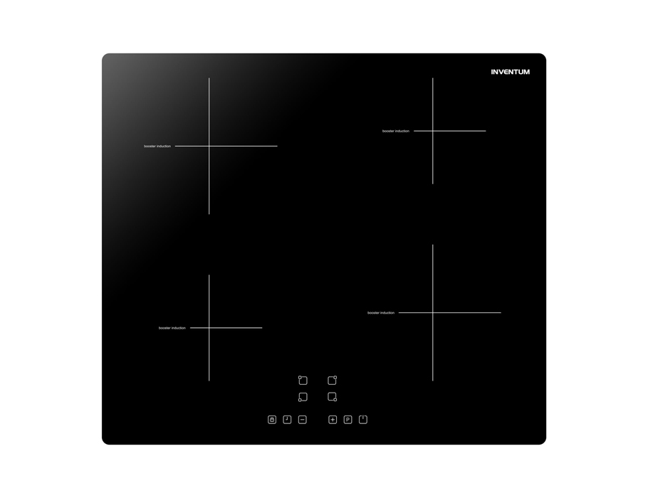 Inbouw inductie kookplaat - 60 cm