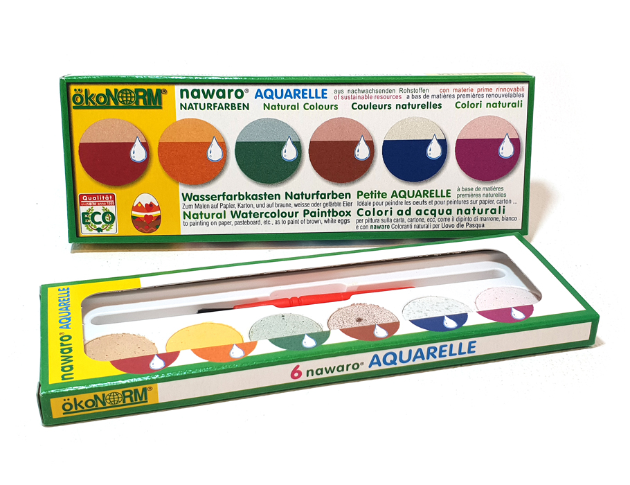 Farbkasten "Aquarelle" Farbtabletten  6 Farben