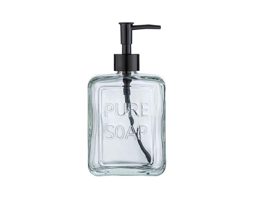 Seifenspender - Glas - Transparent - 550 ml