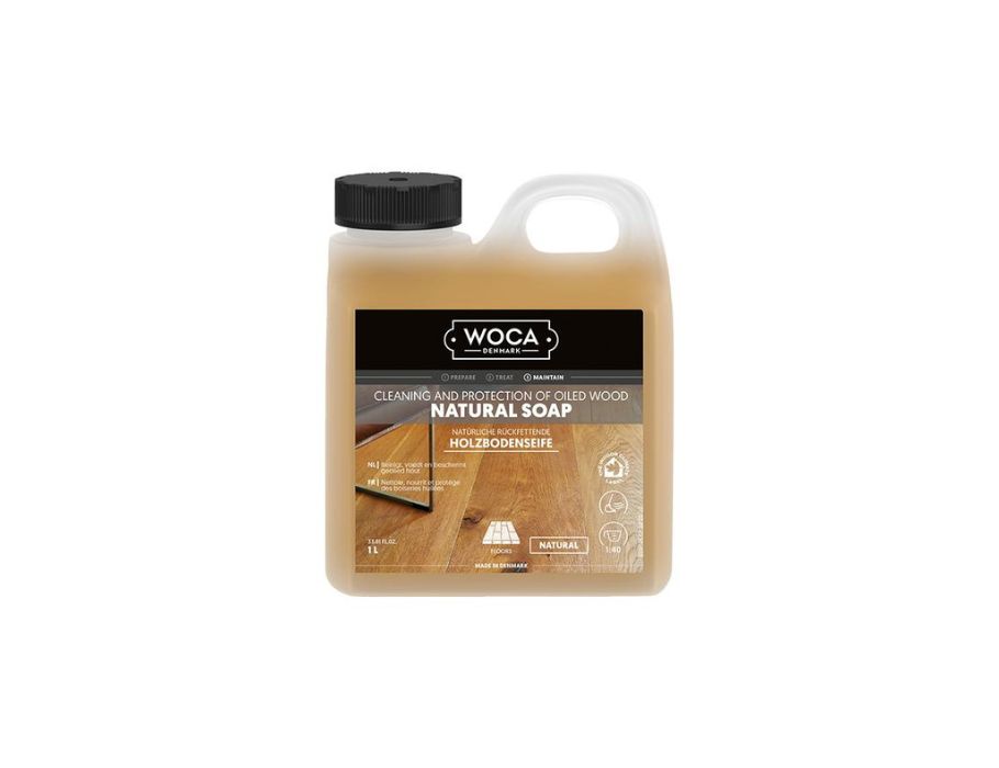 Houten Vloer Zeep - Naturel - 1L