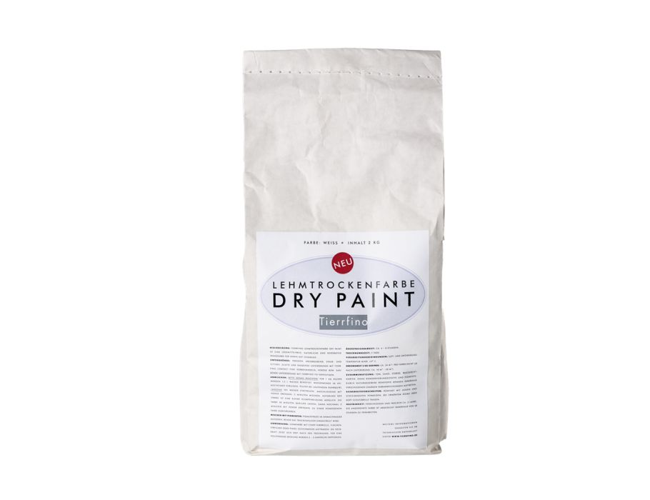 DryPaint Biobasierte Pulverfarbe 8 kg weiß
