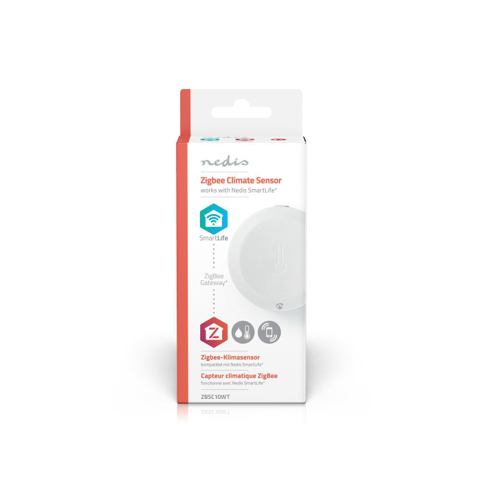 Zigbee 3.0 - Slimme Klimaatsensor - Batterij - wit