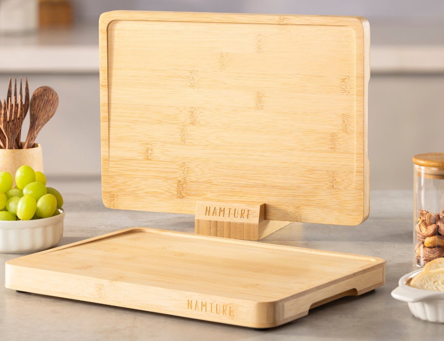 Bamboe Kookplaat Cover & Aanrecht Snijplank met Verstelbare Poten, 29,5 x 21 Dual-Purpose Hout Snijblok voor Gas & Elektrische Branders, Extra Counter Space Saver voor RV & Keuken Bamboe Kookplaat Cover & Aanrecht Snijplank met Verstelbare Poten, 29,5 x 21 Dual-Purpose Hout Snijblok voor Gas & Elektrische Branders, Extra Counter Space Saver voor RV & Keuken