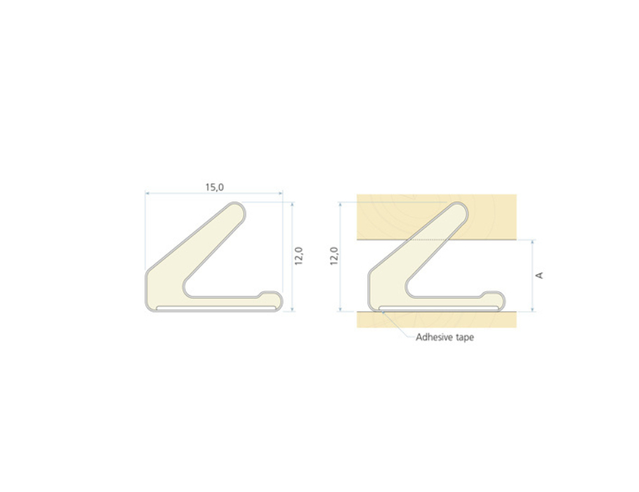 Selbstklebende Gummidichtung Schwarz 2-3mm Spaltbreite-7.5 m