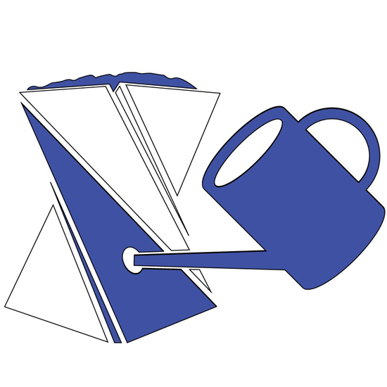 Origami Bloempot blauw Eco Logisch webshop Origami Bloempot blauw Eco Logisch webshop