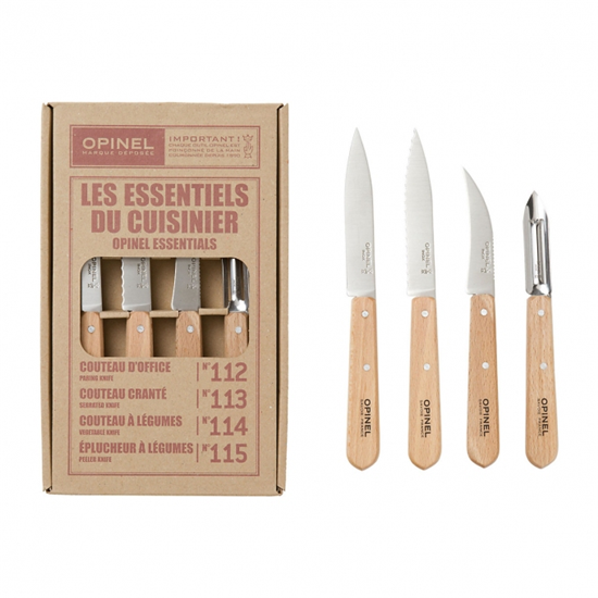 Opinel Keukenmessen Essentials 4st. Eco-Logisch webshop