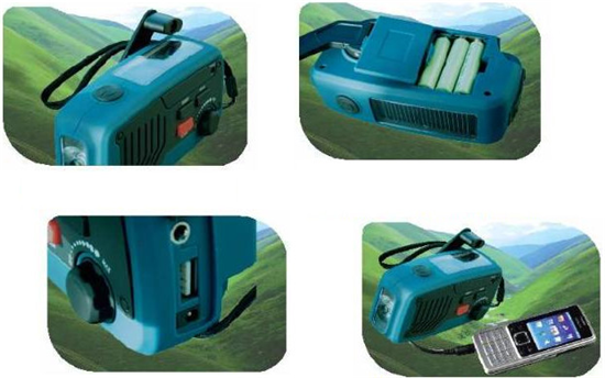 Powerplus Panther: multifunctional survival and rescue radio