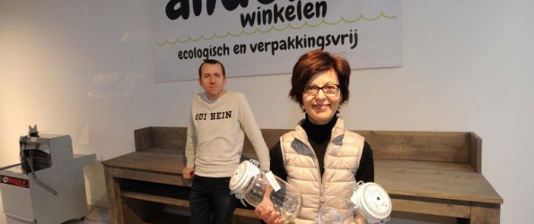 Nadruk op bio-producten in verpakkingsvrije winkel Veelvoorde