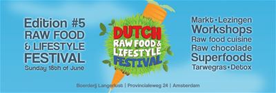 Raw top chef Russell James toont zijn kunsten op het 5e Dutch Rawfood & Lifestyle Festival 