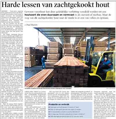 Harde lessen van zachtgekookt hout