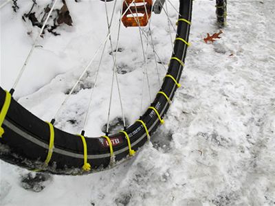 Fiets sneeuwketting