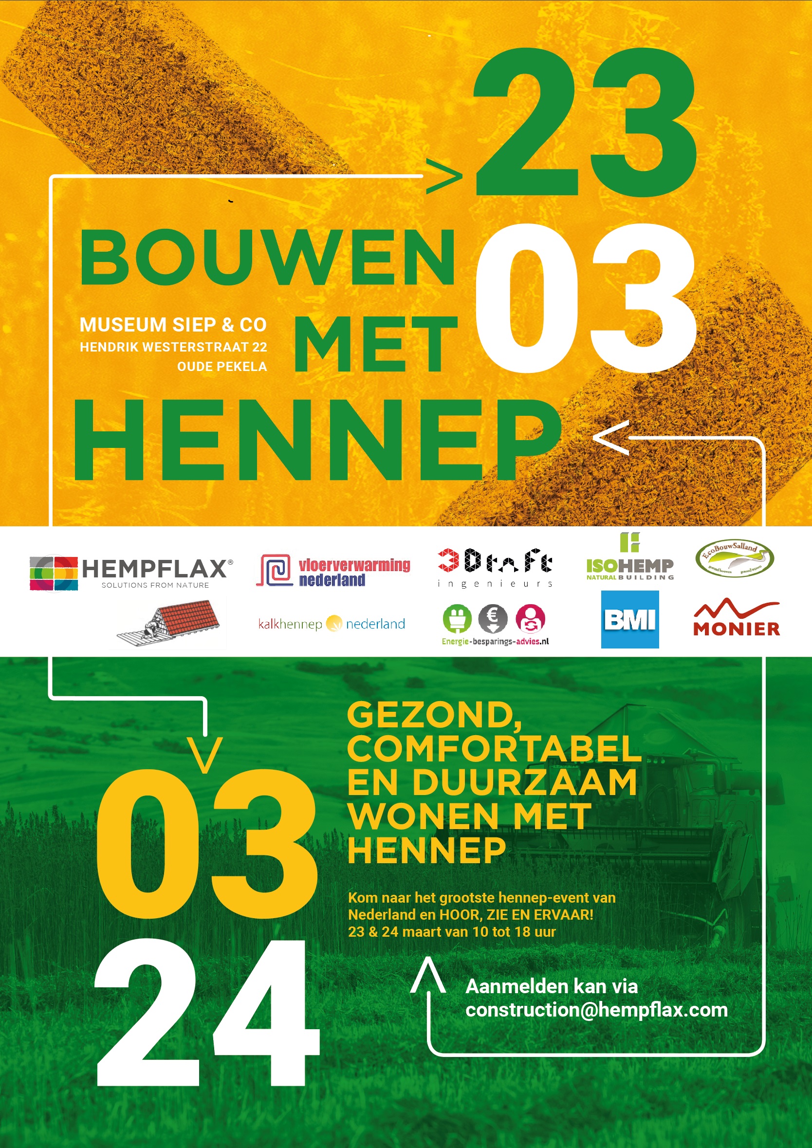 Bouwen met Hennep 23-24 maart