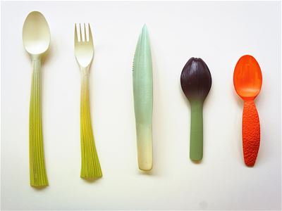 Prachtig Bio-Plastic bestek (wegwerp? )