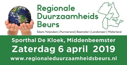 Regionale Duurzaamheidsbeurs 6 April Middenbeemster